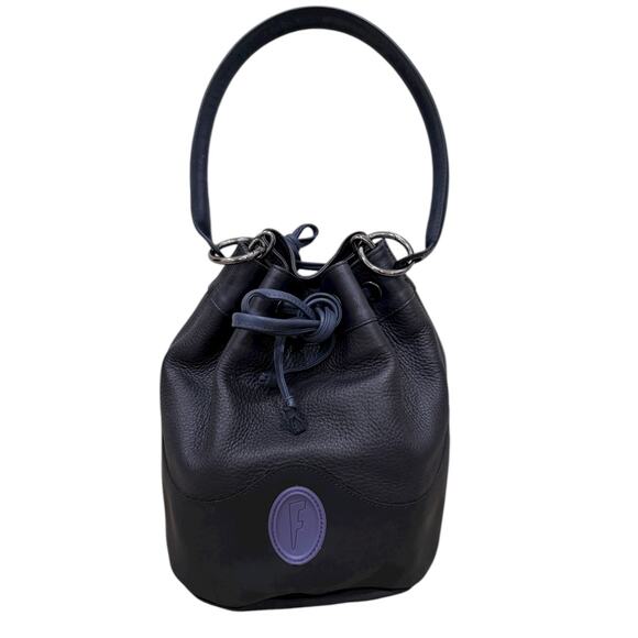 John Fluevog Jocelyn Leather Bucket Bag - Picture 3 of 14